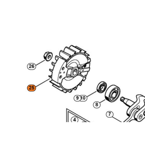 Stihl volano magnetico - stihl,