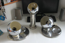 Trio Lampade da camera da letto, anni 70 vintage magnetiche cromate collezione