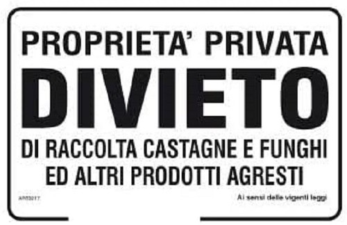 Cartello proprietà privata - cartello,
