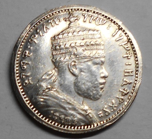 Ethiopia birr ee1887 - ethiopia, ag
