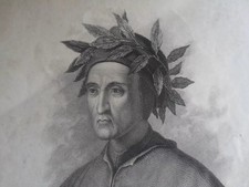 DANTE ALIGHIERI INCISIONE