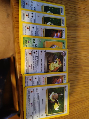 Lotto carte pokémon team - carte,