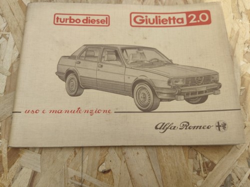 Uso manutenzione alfa - alfa, romeo