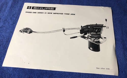 Shure sme iii tone - sme,