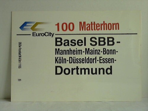 Eurocity 100 matterhorn ic - matterhorn,