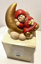 "LE NUVOLETTE" THUN - ANGELO ROSSO CHE DORME SULLA LUNA, CERAMICA, VINTAGE