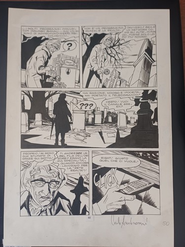 Tavola original comic art - tavola,