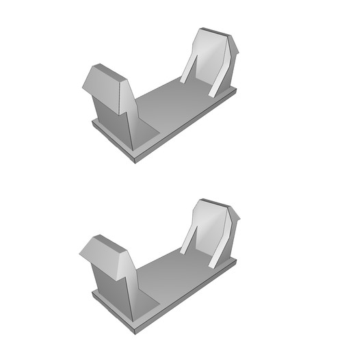 Clips supporto assale - clips,