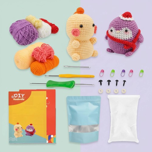 Kit uncinetto animali fai - uncinetto,