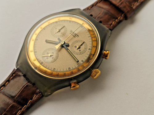 Swatch chrono goldfinger - chrono,
