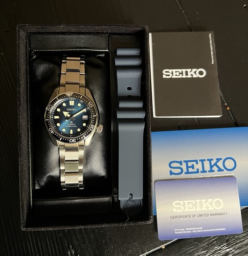 Seiko prospex great blue - blue, hole