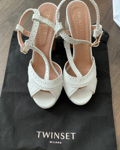 Twin set sandali bianchi - set,