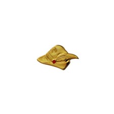 Spilla Distintivo Cappello Alpino Nappina Rossa Prodotto Ufficiale