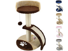 TIRAGRAFFI PER GATTI ALTO 54 CM PARCO GIOCO GIOCHI CUCCIA GATTO GRAFFIATOIO TOP