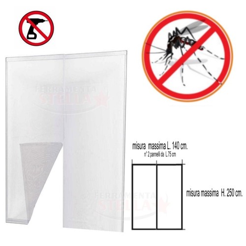 Zanzariera strappo con - a,
