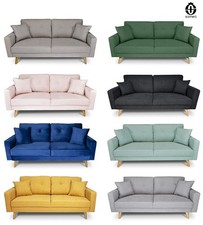 Divano 3 posti piedi in legno