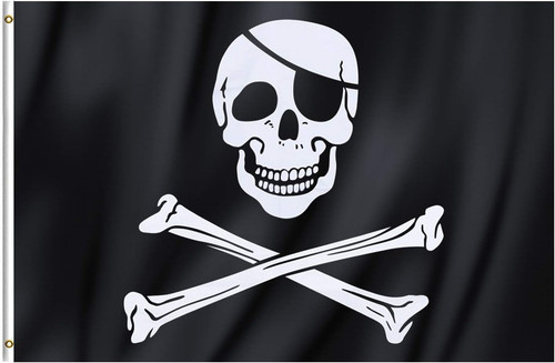 Grande bandiera dei pirati - grande,