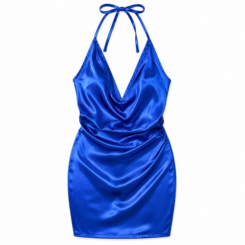 Slinky raso halter mini - raso,