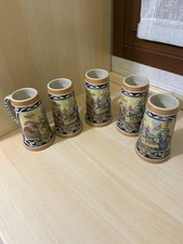 SET DI 5 BOCCALI PER BIRRA  IN