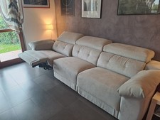 Divano Paros usato (come nuovo) 3 posti con doppia seduta relax