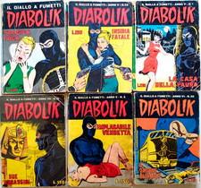 LOTTO DI 6 DIABOLIK ANNO II-V-VI-VII DA RECUPERO- G