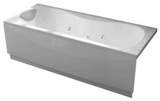 Novellini Calypso Hydro Plus Vasca da Bagno 170x75 cm SX 1 Pannello Colonna Idro
