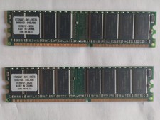 RAM INFINEON 256MB IN 2 MODULI, TOTALE 312MB DDR 400MHz CL3 , INTEL, AMD