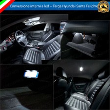 KIT LED INTERNI HYUNDAI SANTA FE (DM) CONVERSIONE COMPLETA + LED TARGA CANBUS