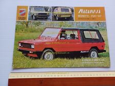 Moretti Fiat 127 Midimaxi depliant italiano originale