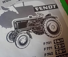 PUBBLICITÀ TRATTORI FENDT DIESELROSS F SERIES DA RIVISTA Anni "50