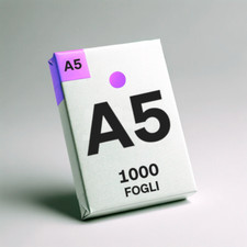 Risma Fogli Carta A5 Multiuso