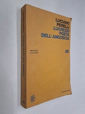 Lucrezio poeta dell angoscia - lucrezio,