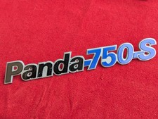 FIAT PANDA 750S 750 S LOGO SIGLA EMBLEMA FREGIO STEMMA SCRITTA BADGE TARGA NOME