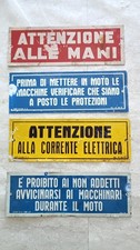 INSEGNE IN LATTA VINTAGE -