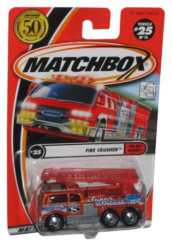 Matchbox fuoco crusher rosso - matchbox,