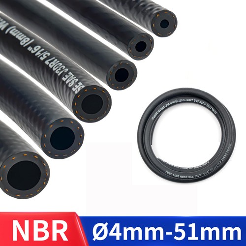 Tubo carburante liscio gomma