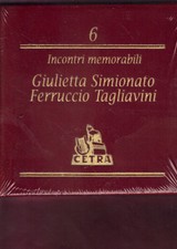 INCONTRI MEMORABILI 6 SIMIONATO,TAGLIAVINI CD NUOVO SIGILLATO