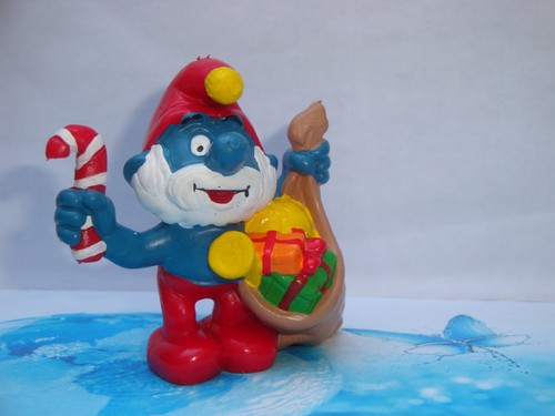 Puffi puffo babbo natale - puffo,