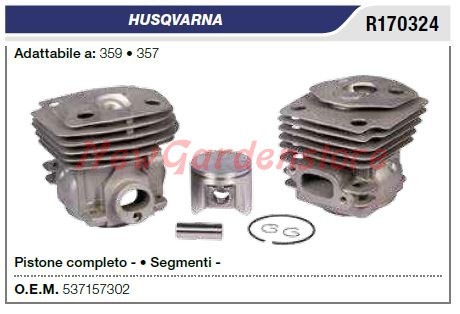 Cilindro pistone segmenti
