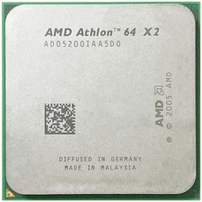 PROCESSORE CPU SOCKET AM2 ADO5200IAA5DO ATHLON 64 X2 5200+ DUAL CORE 2.70GHZ