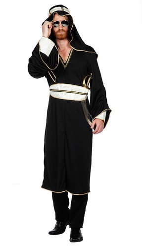 Costume orientale uomo nero