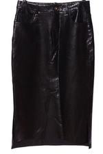 ZARA BASIC Gonna in ecopelle