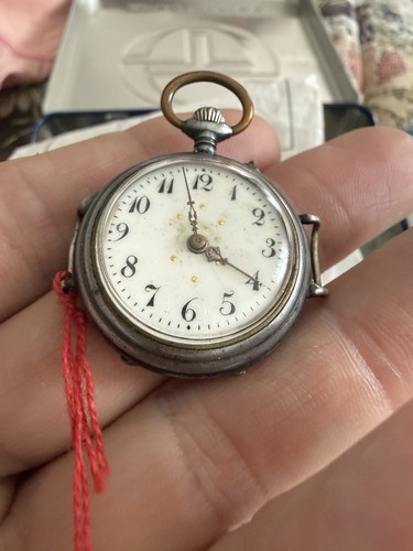Antique tasca polso 800 - antique, silver