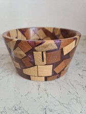 ciotola epossidica con legno