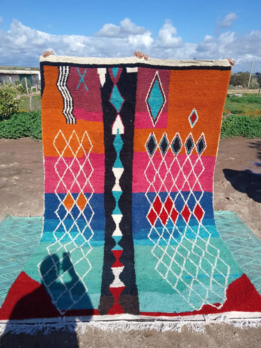 Tappeto colorato marocchino