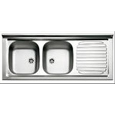Lavello inox da appoggio - inox,