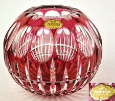 Vintage Kugel- Vaso Cristallo