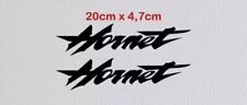X2 Adesivi Prespaziati Honda HORNET Vari Colori Personalizzabili 20cm