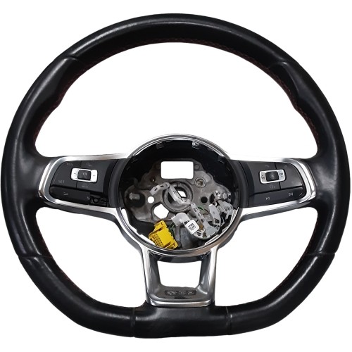 Volante pelle golf gti - volante, vw