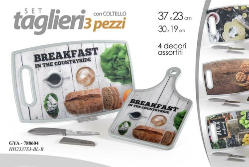 Set taglieri cucina con - set,